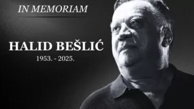 Dan žalosti u ponedjeljak u Kantonu Sarajevo povodom smrti Halida Bešlića