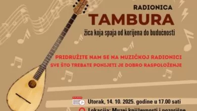 Radionica “Tambura – žica koja spaja od korijena do budućnosti”