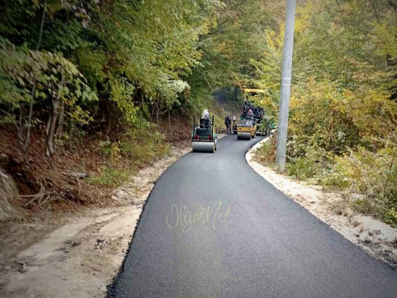 Završena druga faza asfaltiranja puta na Taračin Dolu kod Ilijaša
