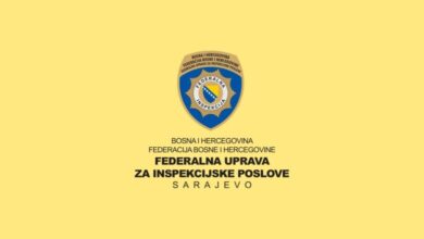 FUZIP: Od danas provođenje posebnog programa intenziviranih inspekcijskih nadzora u Federaciji BiH