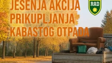 Jesenja akcija prikupljanja kabastog otpada 25. i 26. oktobra u Ilijašu