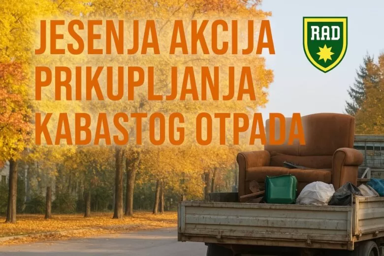 Jesenja akcija prikupljanja kabastog otpada 25. i 26. oktobra u Ilijašu