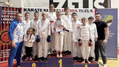 Deset novih medalja za Karate klub “Rašid Buća” na takmičenju “Tuzla 2025”