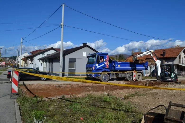 U toku radovi na novoj saobraćajnici u centru Ilijaša
