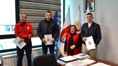 Potpisani ugovori o dodjeli sredstava službama zaštite i spašavanja sa područja općine Ilijaš