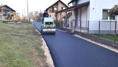 Asfaltiranje ulice Obala u MZ Podlugovi uz zajedničko sufinansiranje građana i Općine Ilijaš