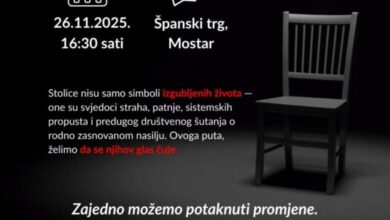 Performansom ‘Stolice koje govore’ skrenuti pažnju javnosti na problem femicida