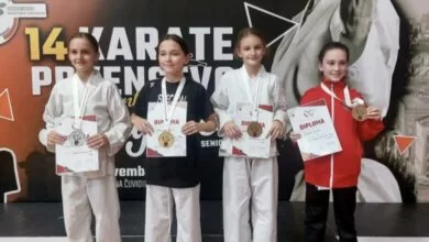 Nove medalje za KK “Rašid Buća” na 14. Karate prvenstvu Kantona Sarajevo