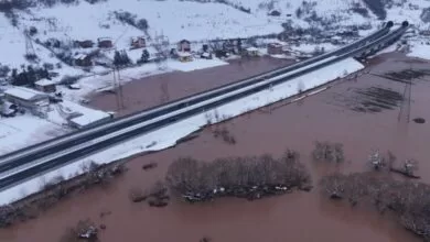 U Rajlovcu Bosna poplavila dvorišta kompanija, stigla na nekoliko metara od kuća