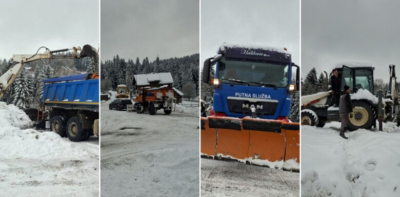 Svi putevi u MZ Gajevi prohodni: Zimske službe na terenu