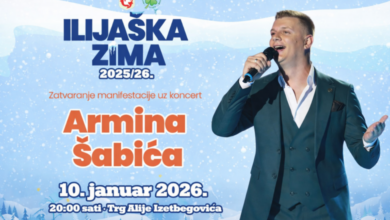 Ilijaška zima se bliži kraju: U subotu veliko muzičko veče uz Armina Šabića