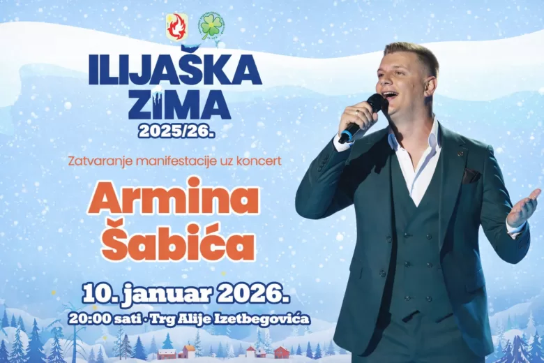 Ilijaška zima se bliži kraju: U subotu veliko muzičko veče uz Armina Šabića