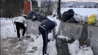 Braća Salihović u Sovrlama kod Ilijaša očistili prostor oko kontejnera