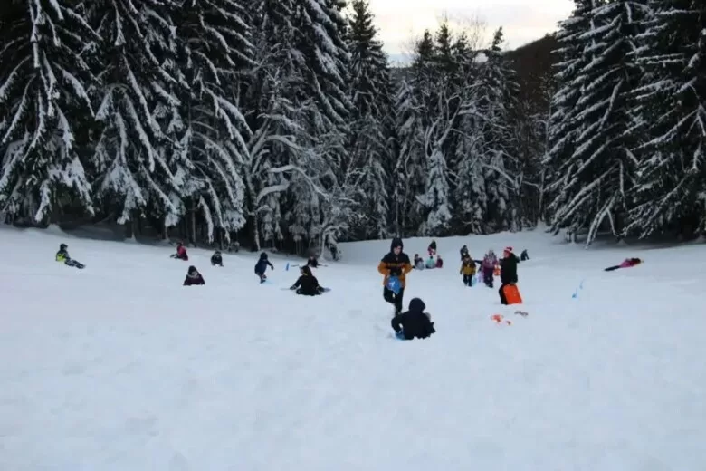 Druženje izviđača u Planinarskom domu Bočica