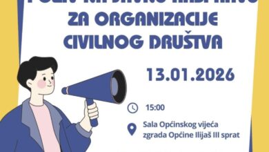 Poziv organizacijama civilnog društva na javnu raspravu