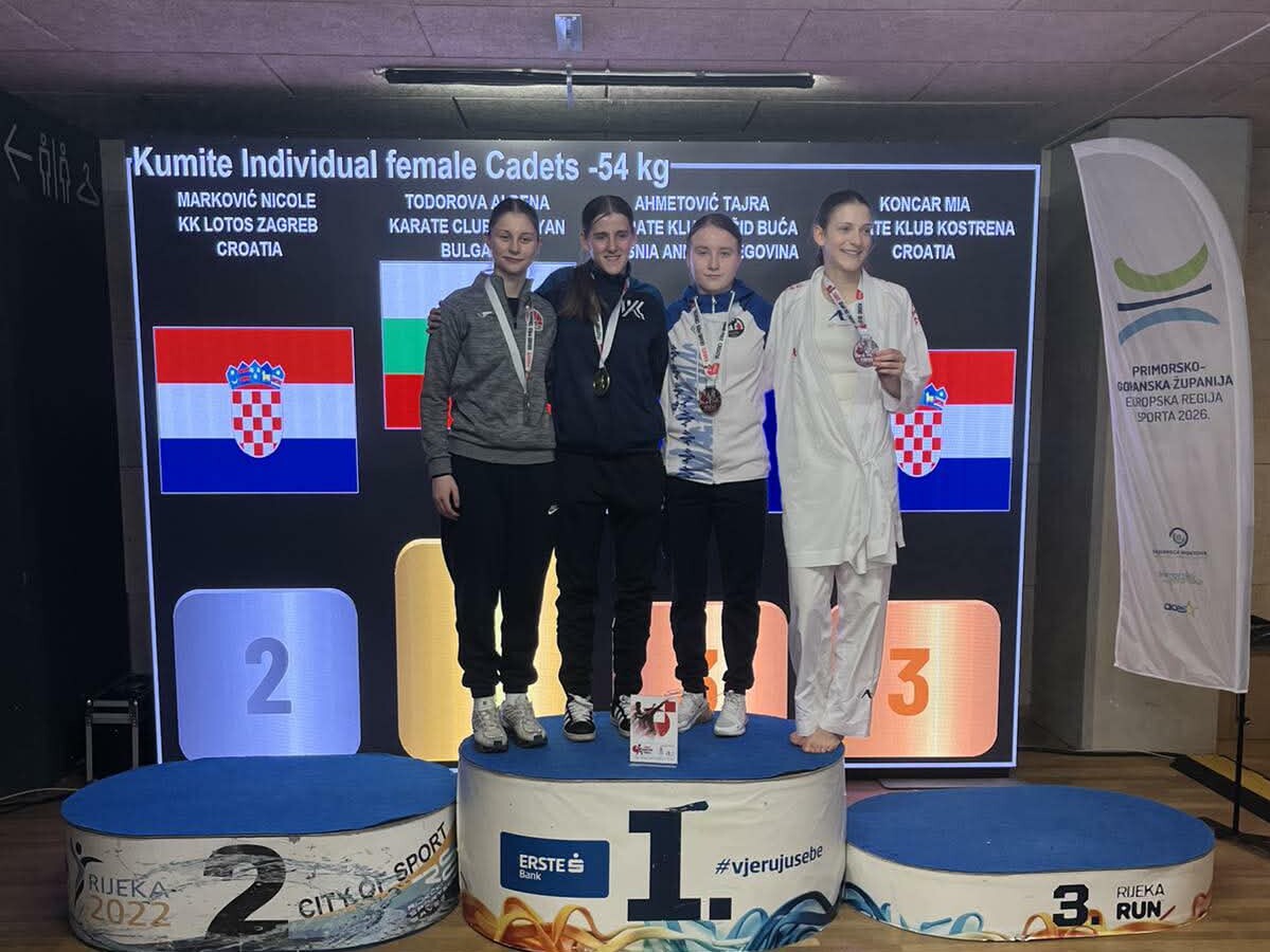 Odličan uspjeh KK „Rašid Buća“ Ilijaš na Karate Grand Prix Croatia Openu u Rijeci