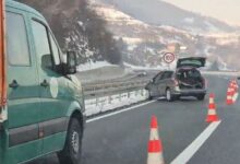 Nesreća na autoputu kod Kaknja, pričinjena materijalna šteta