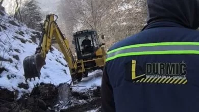 Saniran odron na putu Misoča – Mahmutović Rijeka na području općine Ilijaš