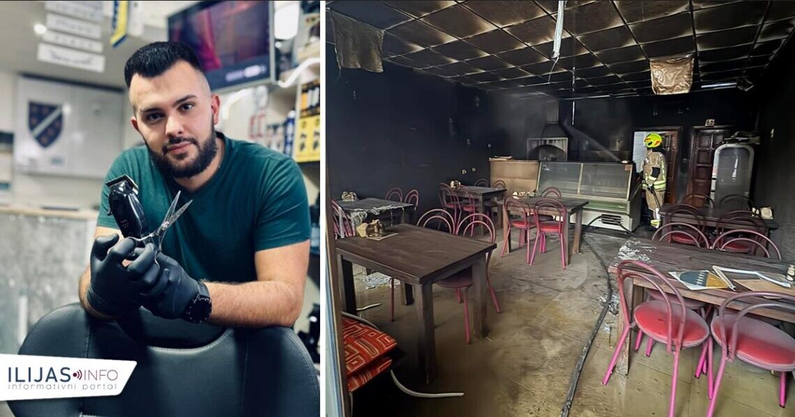 Nakon požara u ćevabdžinici „Kod Namira“ – frizer Edvin iz Ilijaša organizovao humanu akciju