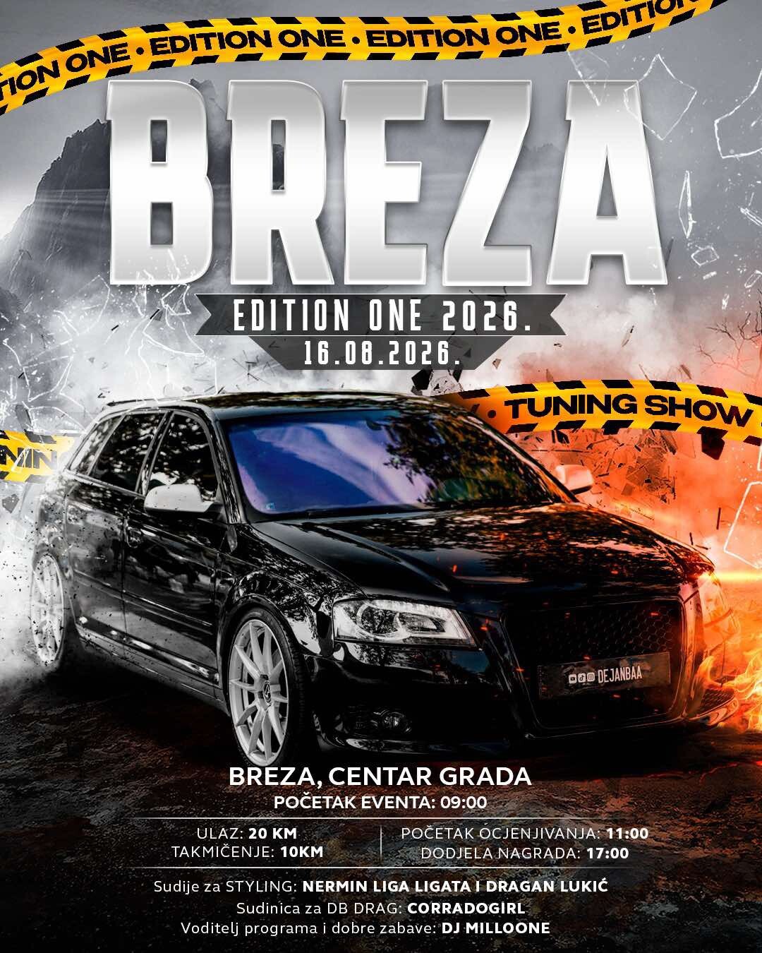 Tuning Show Breza – Edition One 2026 donosi spektakl i nezaboravnu atmosferu