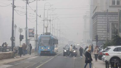 Izuzetno zagađen zrak na većini mjernih stanica u Kantonu Sarajevo