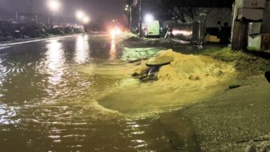 Podlugovi pod vodom: Ulica Žrtava genocida u Srebrenici sinoć potpuno poplavljena