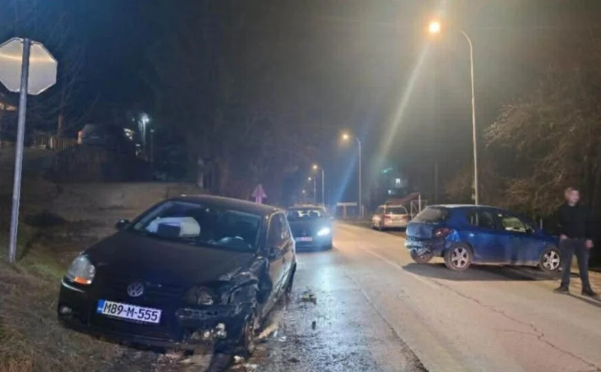 Saobraćajna nesreća na putu Visoko-Ilijaš: Dvije osobe povrijeđene