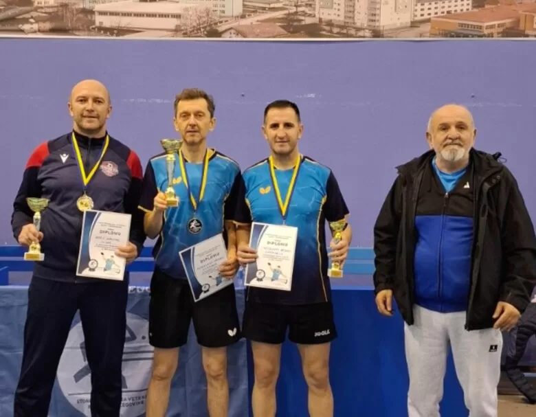 Završen turnir stonoteniskih veterana u Ilijašu