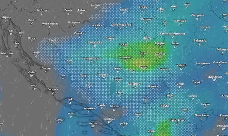 Večeras promjena vremena širom BiH uz zahlađenje i kišu