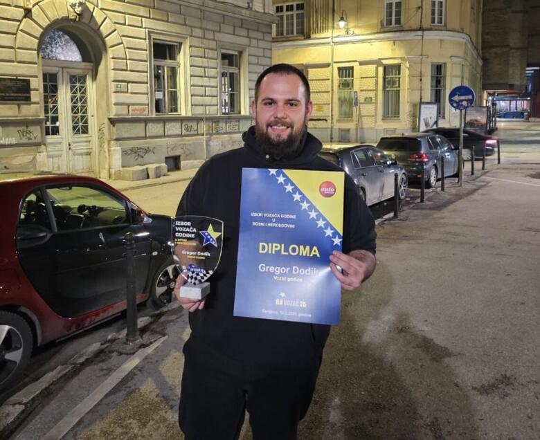 Gregor Dodik iz Vareša proglašen BH Vozačem godine za sezonu 2025
