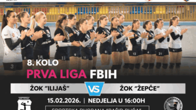 8. kolo Prve lige FBiH: ŽOK „Ilijaš“ dočekuje ŽOK „Žepče“