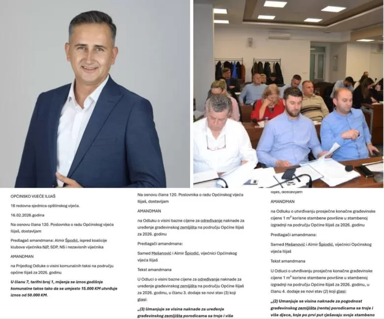 Tri amandmana Almira Špiodića: veće takse za kladionice i olakšice porodicama sa troje i više djece