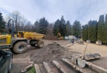 Građevinske mašine u Pionirskoj dolini, počela obnova staza i platoa