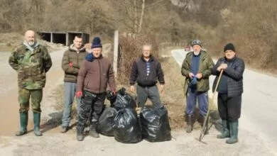 SRK Breza očistio obale Stavnje uoči početka sezone ribolova