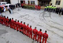 Ilijaš: Postrojavanje službi zaštite i spašavanja i isporuka opreme DVD Srednje