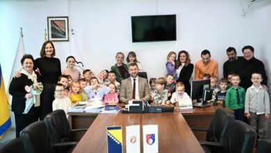 Mališani Vrtića “Ilijaš” u posjeti načelniku