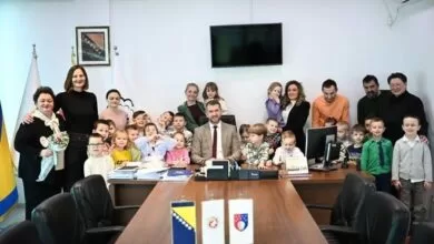 Mališani Vrtića “Ilijaš” u posjeti načelniku