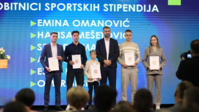 Najbolja sportašica i sportist općine Ilijaš Harisa Mešetović i Esad Nukić