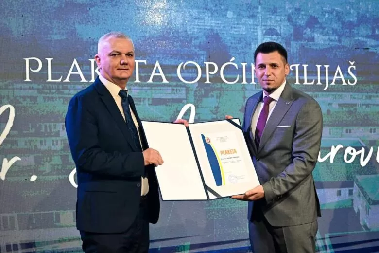Dr. Sadmir Karović dobitnik Plakete Općine Ilijaš za 2025. godinu