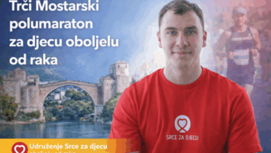 Alem Hadžić trči Mostarski polumaraton za djecu oboljelu od raka