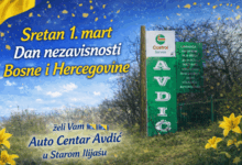 Auto Centar Avdić u Starom Ilijašu uputio čestitku povodom Dana nezavisnosti BiH