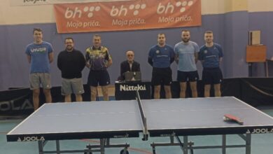 Ilijaš domaćin Prvenstva BiH u stolnom tenisu za seniore i seniorke