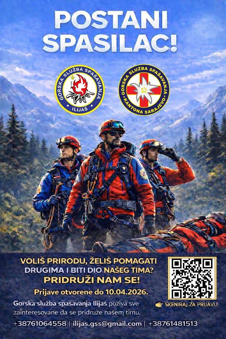 GSS Ilijaš: Javni poziv za prijem novih članova/ica – 2026. godina