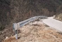 Postavljena zaštitna ograda na serpentinama prema Koritima u MZ Ljubina