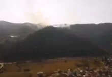 Požar na nepristupačnom terenu u Bioči kod Ilijaša, gori šuma