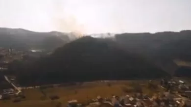 Požar na nepristupačnom terenu u Bioči kod Ilijaša, gori šuma