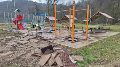 Igralište u Luci oštećeno: Mještani čekaju reakciju nadležnih