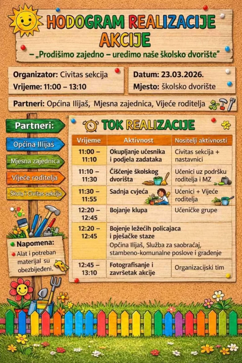 U ponedjeljak akcija proljetnog čišćenja u Podlugovima: Zajedno za ljepšu i zdraviju okolinu