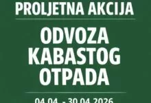 Proljetna akcija prikupljanja kabastog otpada za 2026. godinu