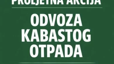 Proljetna akcija prikupljanja kabastog otpada za 2026. godinu
